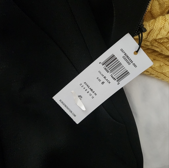 NWT BCBG black jumpsuit 6 - Picture 5 of 8